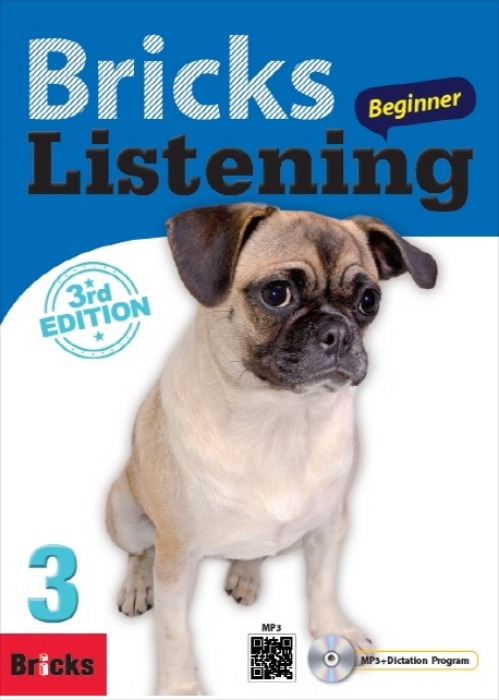 Bricks Listening Beginner 3 : Student Book+Work Book+MP3 CD (3rd Ed.)