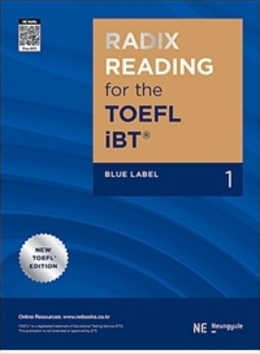 [무료배송] RADIX READING for the TOEFL iBT Blue Label 1